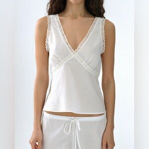 Cou Cou Intimates- Iris Tank in White